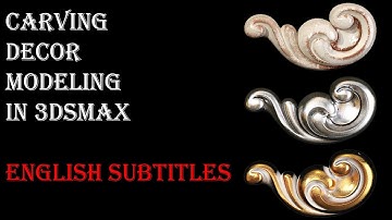Modeling Classic Carving Decor (027) in 3dsMax/Xaqani Ahmedov