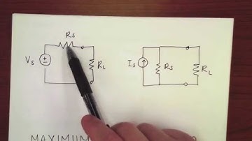 Maximum Power Transfer, a slecture by Melissa Mason