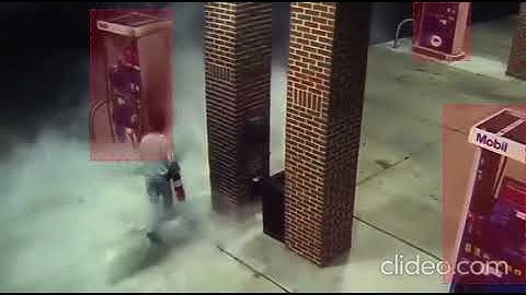 Fire detection algorithm for gas station security