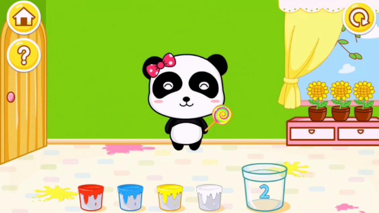 Magical Color Mixing Studio for Kids and Toddlers BabyBus Primary Colors Learning Eggy App