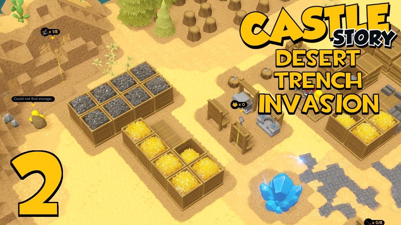 Castle Story Invasion on Desert Trench - Part 2 - RESOURCES FOR DAYS