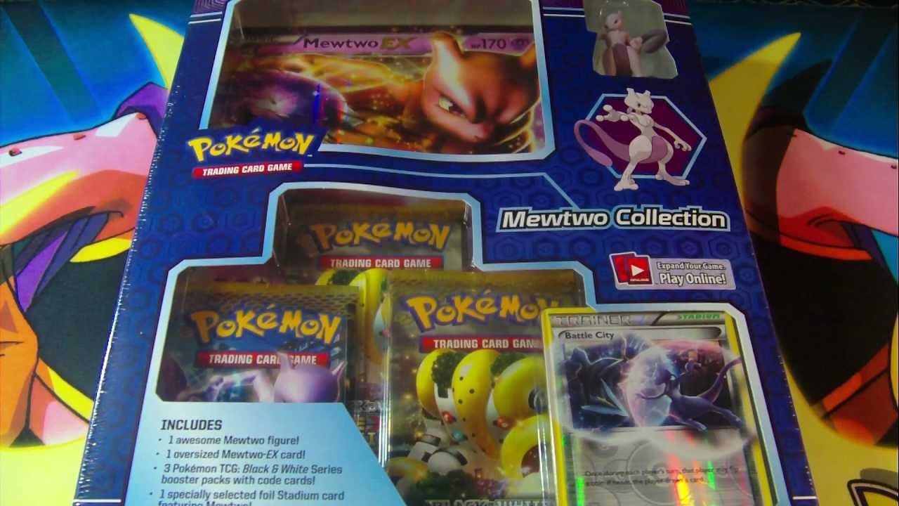 Best Pokemon Black and White Mewtwo EX Collection Box Opening Ever!