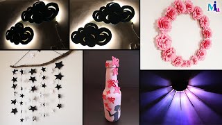 6 Home Decor Idea | Up Cycling Beautiful Art and Craft |west mathi best | mima easy art design