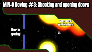 MIN-0 Devlog #3: Shooting, making explosions, opening doors and spending a long time raycasting!