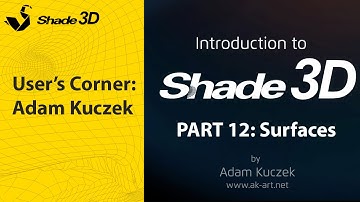 Shade 3D Walkthrough PART 12 - Surfaces