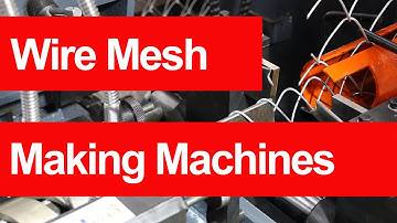 Wire Mesh Making Machines | Demonstration of efficient wire mesh machine production process!