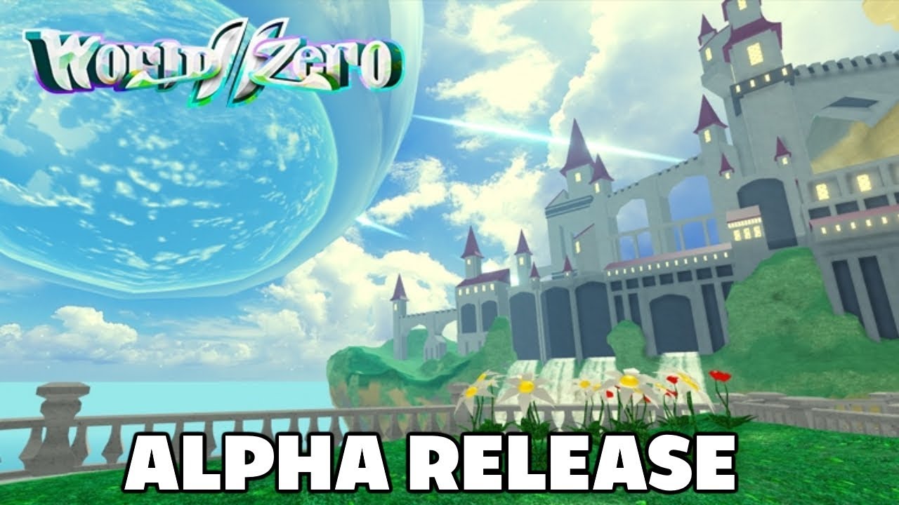World Zero New Alpha Release Roblox Youtube - roblox world zero alpha roblox free 2019