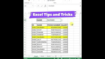 How to Highlight Active Row in Excel #excel Excel Tips and Tricks