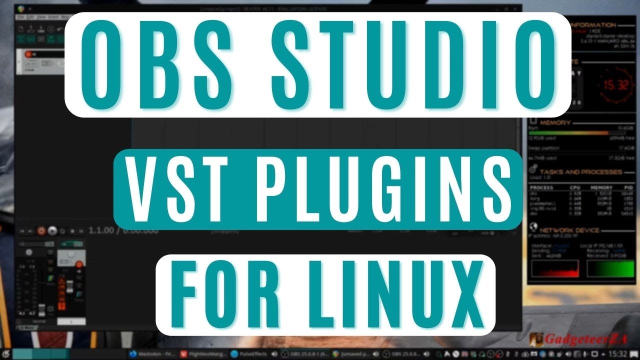 Linux Users: Can't get Windows VST plugins to work with OBS Studio on Linux?  This is my Workaround! - YouTube