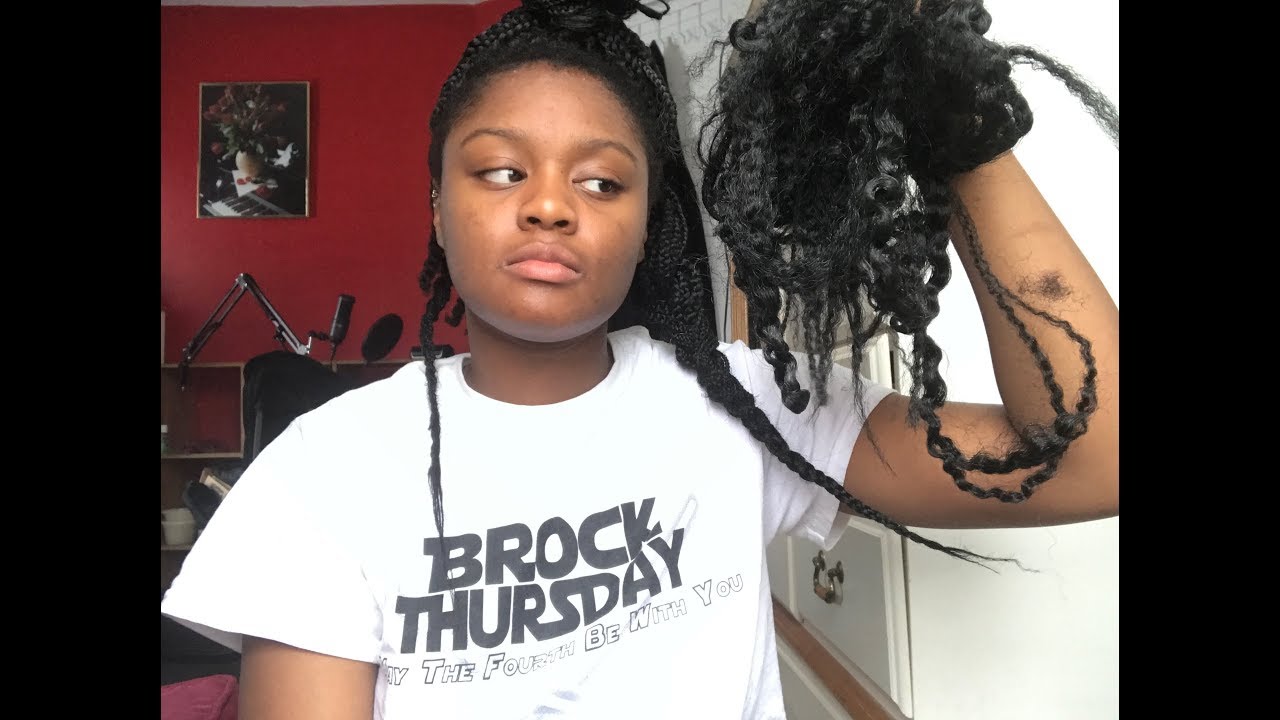 How to remove box braids and detangle hair quickly & safely YouTube