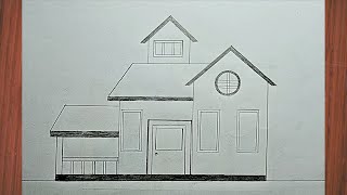 How to draw House || Easy for beginner