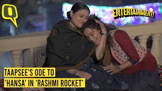 Taapsee Tells Us How She Paid a Tribute to Supriya Pathak In Rashmi Rocket | The Quint