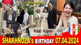 SHAKHNOZA&#39;s birthday 07.04.2024 / HAVAS guruhi / Raaj Kapur, Restaurant, Tashkent. Uzbekistan.