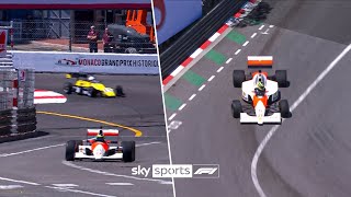 Ayrton Sennas Classic F1 Cars Parade At The Grand Prix Historique De Monaco 