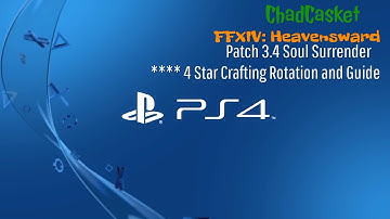 FFXIV Heavensward Patch 3.4 (4 Star Crafting Rotation and Guide)