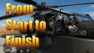 DCS AH-64D: Real Apache Pilot walks through Full Start up and Shut down | DCS World