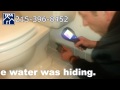 Water damage is more than you think. Thermal Camera finds hidden water.