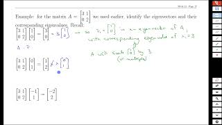 Week11 Page16 Eigenvalue and Eigenvector Equation