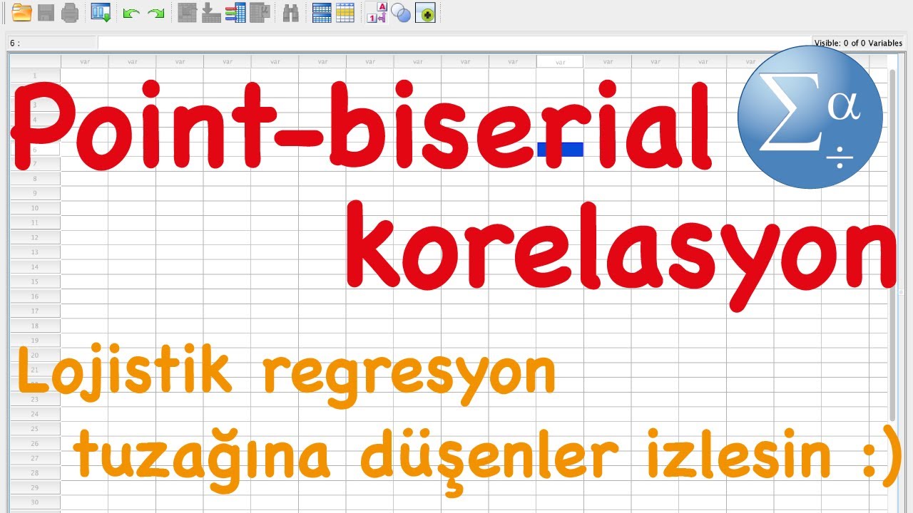 #72 Point-biserial korelasyon: Kategorik (dikotom) ve sürekli değişken arasındaki korelasyon