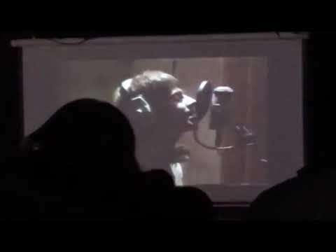 Liam Gallagher recording Step Out in 1995 (Clip)