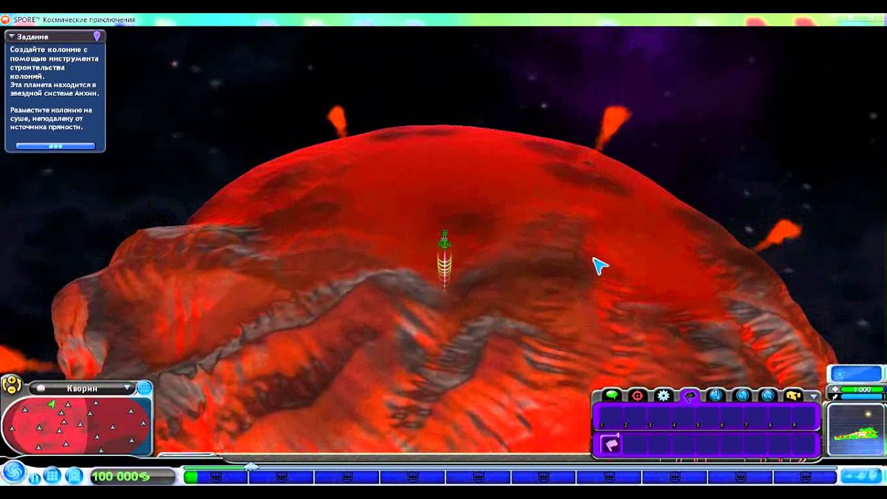 Игра Spore этап космос обитаемые планеты этапы.