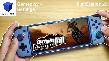 DOWNHILL DOMINATION PS2 | AetherSX2 gameplay & setting with Gamesir X2 bluetooth | poco F4