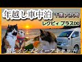 【キャンピングカー】車中泊で迎えた新年 猫とシロハラインコとミーアキャットと千葉県犬吠埼にて［レクビィ プラスDD］