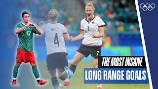 The Most Insane Long Range Olympic Goals! ⚽️🎯