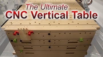 The Ultimate CNC Vertical Work Table! Design considerations, the build, and the free CAD files
