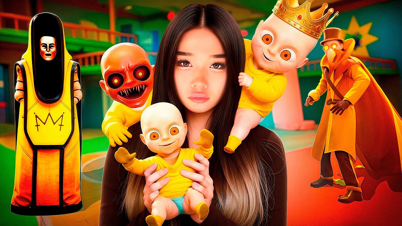 САРЫ СӘБИ ҮШІН САДИККЕ ЖҰМЫСҚА ТҰРДЫМ! АЙТТЫМҒОЙ ІШІНДЕ ШАЙТАН БАР ДЕП 😱 | The Baby in Yellow АКТ 4