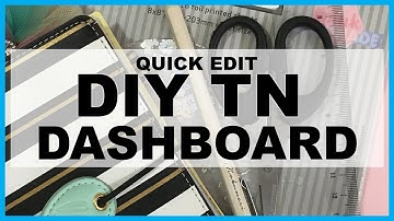 DIY TN DASHBOARD | Pocket Travelers Notebook Acetate, Vellum, Cardstock Dashboard | Philippines