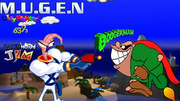M.U.G.E.N: Earthworm Jim vs. Boogerman