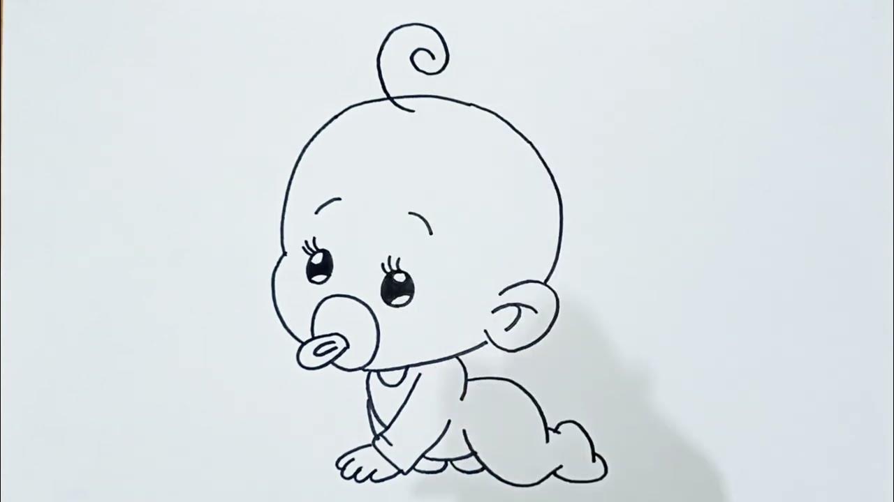 Cara Menggambar Kartun Bayi Merangkak Step By Step - vrogue.co