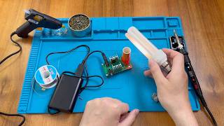 Wireless Power - Building and Testing a "Big" Tesla Coil DIY Soldering Kit (with Audio Input)