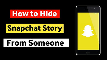 How To Hide Snapchat Story From Someone.
