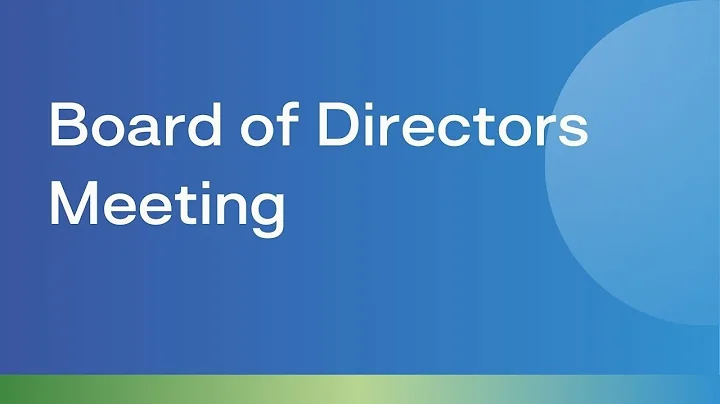 October 23, 2025 Board of Directors Meeting
