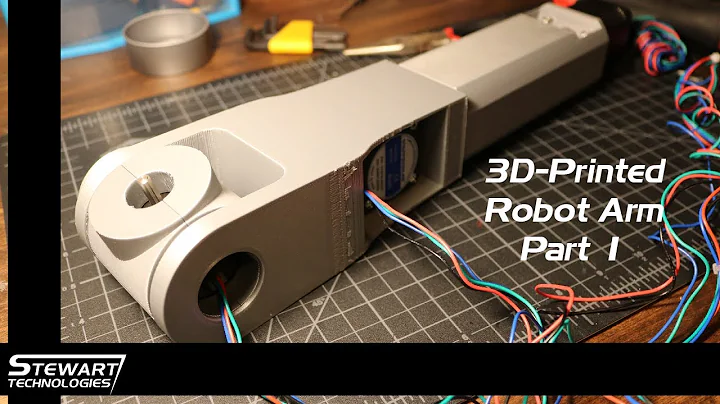 3D Printed 6 Axis Robot Arm Part 1 | Upper Joints