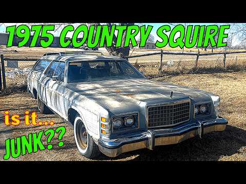 SUN BAKED 75 Country Squire Wagon. I got a bucket list car! Is it worth it? Or JUNK? Sitting 30 YRS!