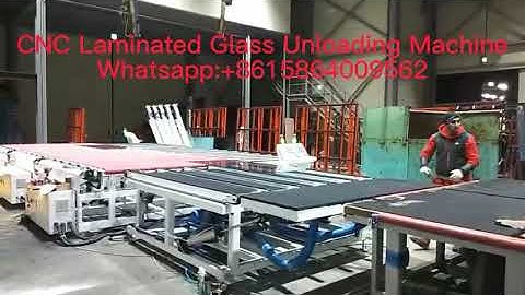 CNC Laminated Glass Tempered Glass Unloading Machine