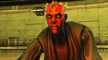 Star Wars: The Force Unleashed - Walkthrough Part 15 - Imperial Raxus Prime Part 2 (Darth Maul)