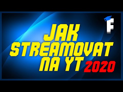 JAK STREAMOVAT NA YOUTUBE 2020! (CZ/SK) [Fenzi]