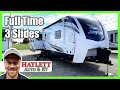 FULL TIMER!! 2021 Jayco Eagle 330RSTS Triple Slide Luxury Travel Trailer RV Review