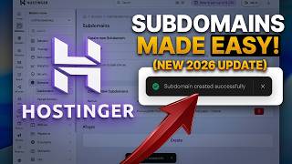 How To Add Subdomain In Hostinger (NEW UPDATE 2026)