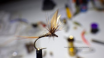 Tying a Feather Winged Comparadun (DryFly) by Davie McPhail
