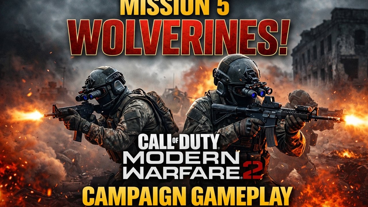Call of Duty: Modern Warfare 2 – Mission 5 Walkthrough | Wolverines! Full Gameplay