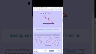 Hypotenuse leg theorem to prove triangles are congruent.