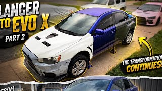 “Turning My Lancer Into an Evo X – Part 2”