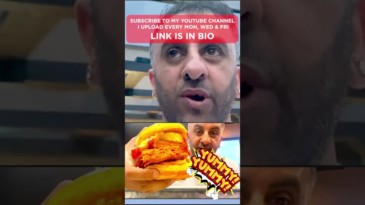 Giant Burger Halved And Still Hard To Eat | DWNTWN In Blackburn