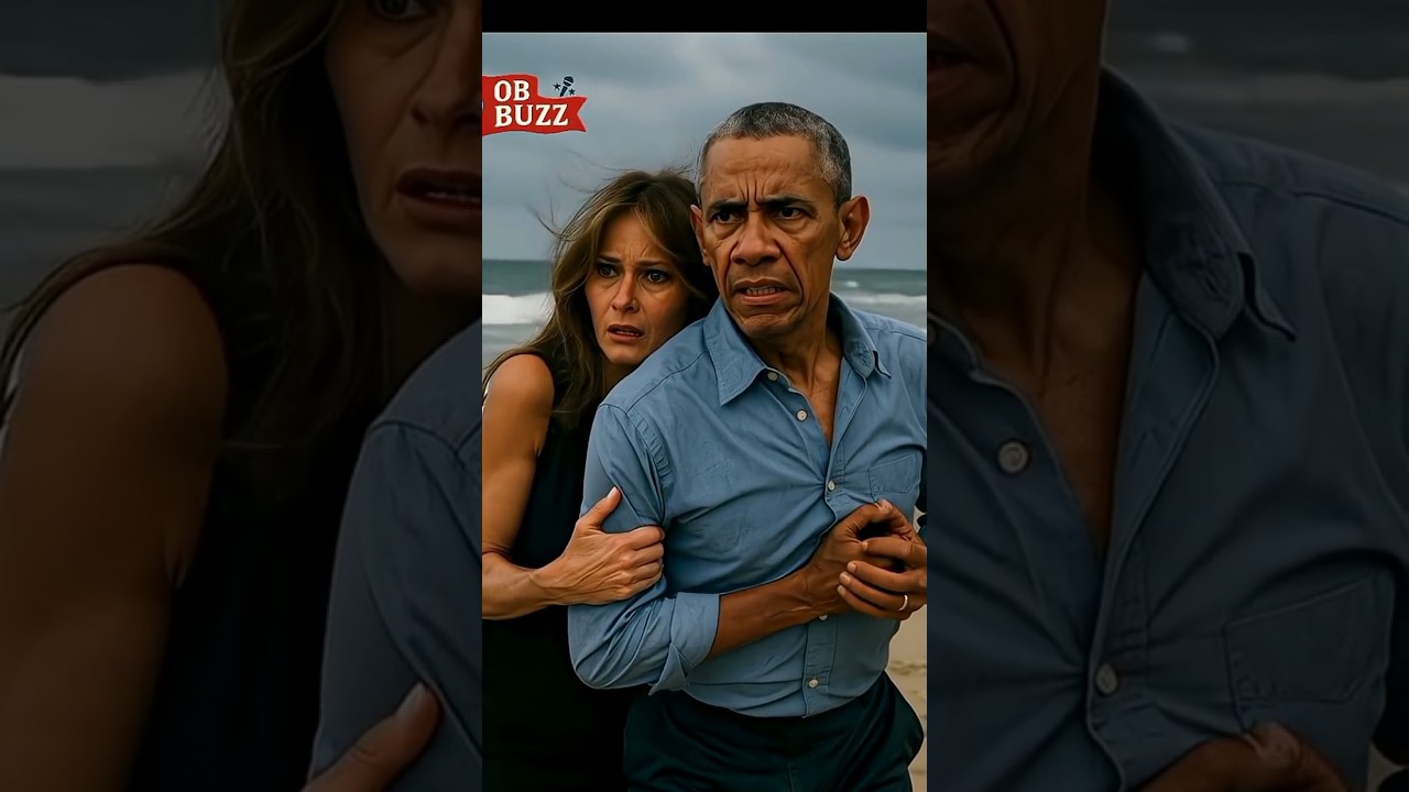 Trump DEPORTS Obama for Stealing Melania’s Heart on the Beach! 💔🇺🇸 