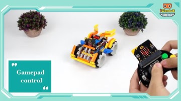 Yahboom programmable Omni:bit smart robot car with Mecanum Wheel